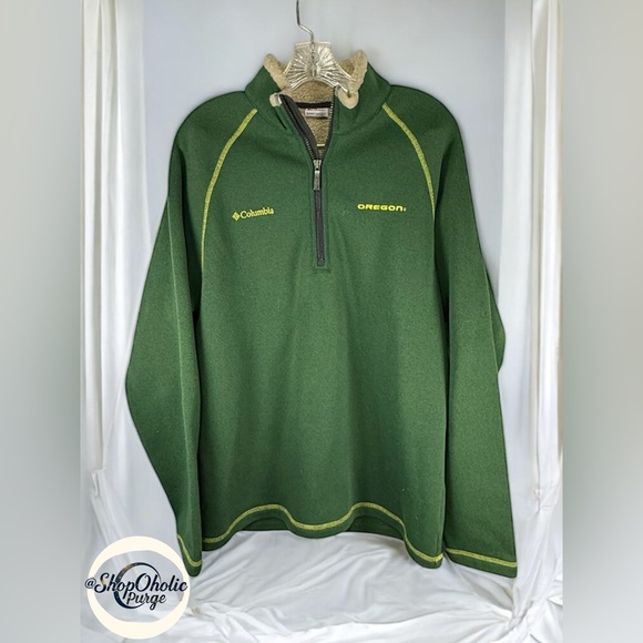 Columbia Other - Mens shirt long sleeve Columbia Oregon Ducks Fleece Pullover Men’s L